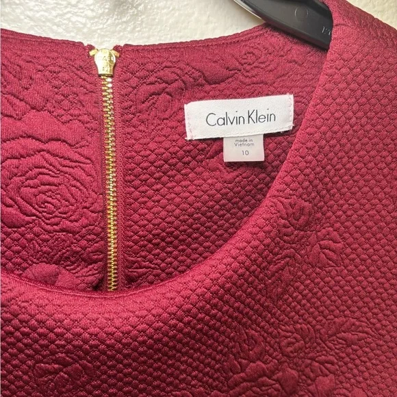 Calvin Klein Rich Red Mini Dress - Picture 4 of 6